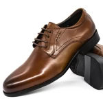 Елегантни обувки за мъже 2768-1 Кафяво | Eldemas