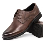 Елегантни обувки за мъже WM823 Кафяво » MeiMall.bg