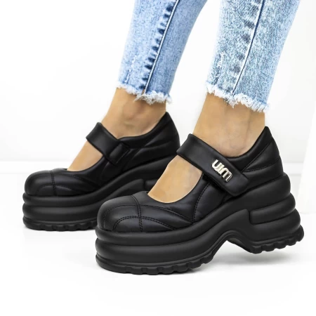 Обувки на платформа 3WL167 Черен » MeiMall.bg