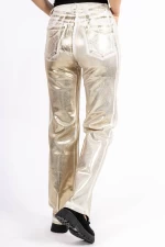 Дамски панталон HM6570-2 Бежово-Златен » MeiMall.bg