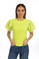 Дамска тениска ST35 Зелено » MeiMall.bg
