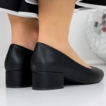 Обувки с дебел ток 3LE32 Черен | Mei