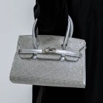 дамска чанта T6003 Сребро | Mei
