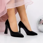 Обувки с дебел ток 3DC33 Черен » MeiMall.bg
