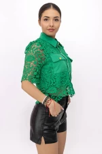 Дамска блуза 2301 Зелено | Alexa