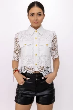 Дамска блуза 2301 Бял | Alexa