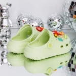 Дамски чехли с ниска подметка 6082-4 Зелено | Alogo