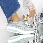 Дамски ежедневни обувки A521 Зелено | Botinelli