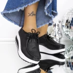 Дамски ежедневни обувки A525 Черен | Botinelli