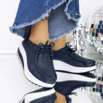 Дамски ежедневни обувки A525 Тъмно синьо » MeiMall.bg