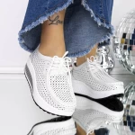 Дамски ежедневни обувки A525 Бял | Botinelli
