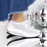 Дамски ежедневни обувки A525 Бял | Botinelli