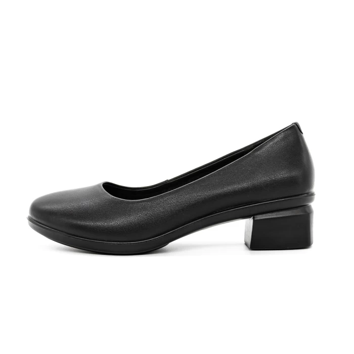 Обувки с дебел ток 1901 Черен » MeiMall.bg