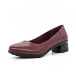 Обувки с дебел ток 1901 бордо | Stephano
