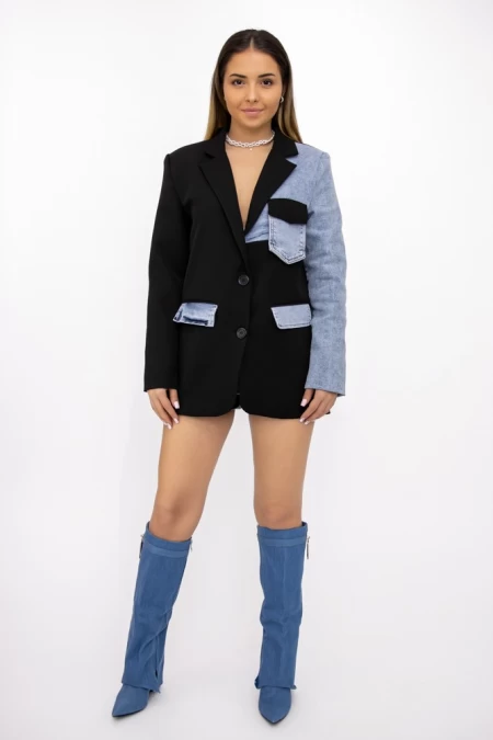 Яке жени CKT-1351 Черен » MeiMall.bg