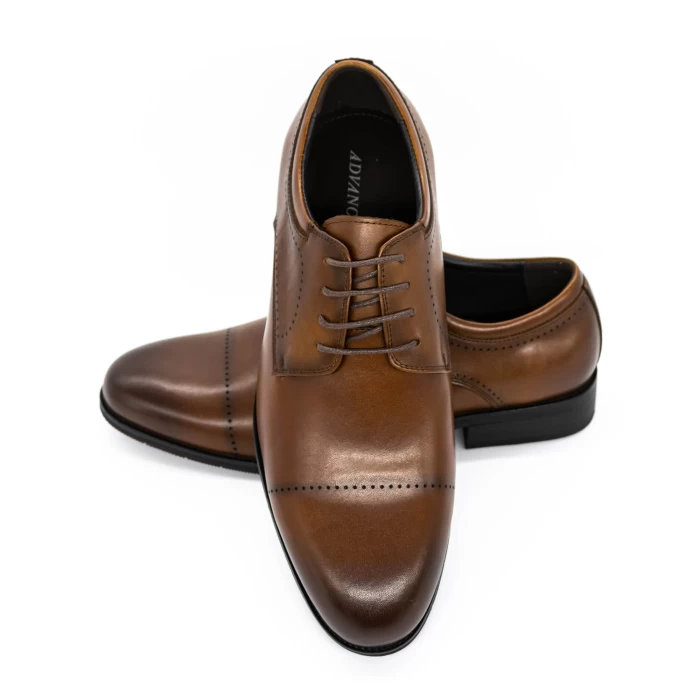 Елегантни обувки за мъже F0136-268 Кафяво | Advancer