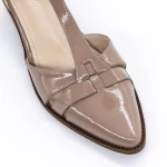 Дамски сандали с дебел ток K6052-8130 Розов | Advancer