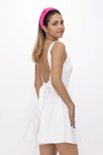 Дамска рокля 1037-9 Бял » MeiMall.bg
