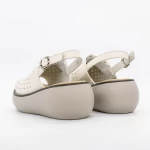 Дамски сандали на платформа FF05 Кремав цвят | Advancer