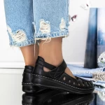 Дамски сандали GG1 Черен | Piaodu