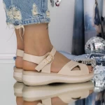 Дамски сандали 922-1 Бежово | Fashion