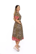 Дамска рокля H1985-C12 Леопард » MeiMall.bg