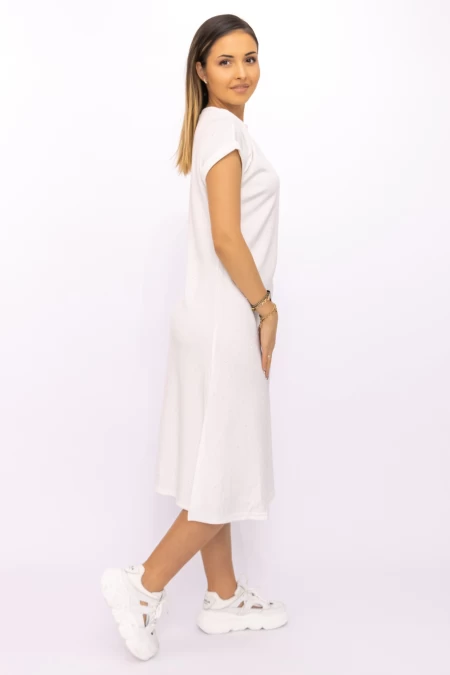 Дамска рокля VMC2209 Бял » MeiMall.bg