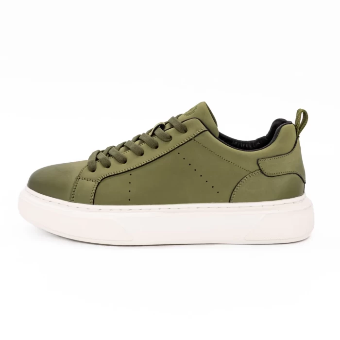 Pantofi Sport Barbati din piele naturala 3209B GREEN | ADVANCER