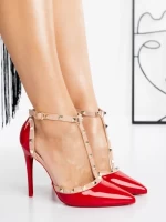 Pantofi Stiletto B-3 RED | MULANKA