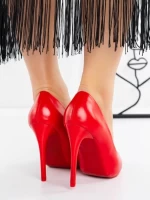 Pantofi Stiletto B-7 RED | MULANKA