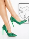 Pantofi Stiletto LD-1165 GREEN | L.DAY