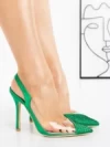 Pantofi Stiletto LD-1173 GREEN | L.DAY