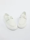 Mocasini Barbati din piele naturala 5NXE36 ALL WHITE | MEI