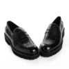 Mocasini Barbati din piele naturala 5NXE22 BLACK | PANTOFUL