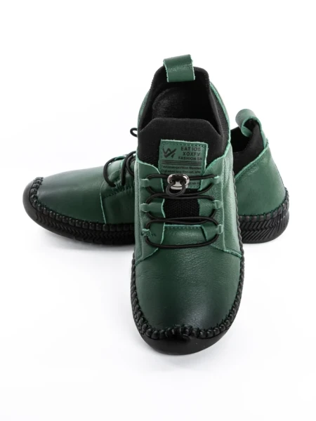 Pantofi Casual Dama din piele naturala 2051X GREEN | ADVANCER