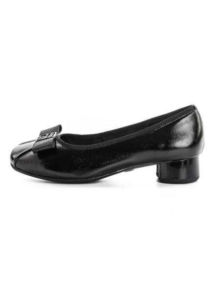 Pantofi cu Toc Gros 571-3 BLACK | ADVANCER