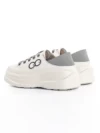 Pantofi Sport Dama cu Platforma KM2817 CREAM | ADVANCER