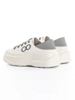 Pantofi Sport Dama cu Platforma KM2817 CREAM | ADVANCER