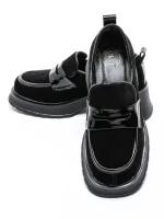 Pantofi Casual Dama din piele naturala S22099NL BLACK | FORMAZIONE