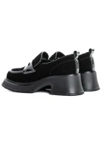 Pantofi Casual Dama din piele naturala S22099NL BLACK | FORMAZIONE