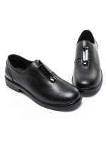 Pantofi Casual Dama din piele naturala 3226Q05 BLACK | FORMAZIONE