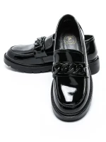 Pantofi Casual Dama din piele naturala 220139 BLACK | FORMAZIONE