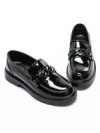 Pantofi Casual Dama din piele naturala 220139 BLACK | FORMAZIONE
