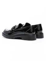 Pantofi Casual Dama din piele naturala 220139 BLACK | FORMAZIONE