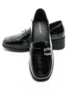 Pantofi Casual Dama din piele naturala 6295 BLACK | GALOP