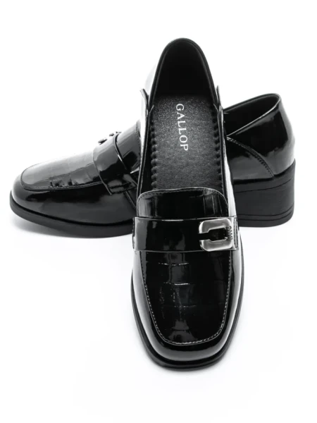 Pantofi Casual Dama din piele naturala 6295 BLACK | GALOP