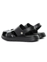 Sandale Barbati din piele naturala 619008 BLACK | ADVANCER