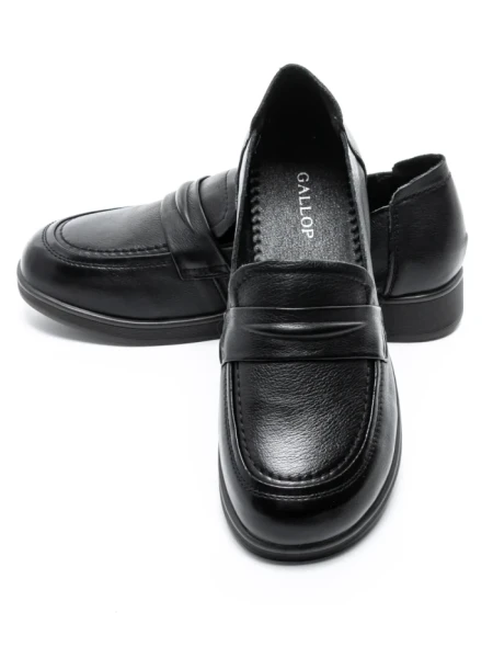 Pantofi Casual Dama din piele naturala 9066 BLACK | GALOP