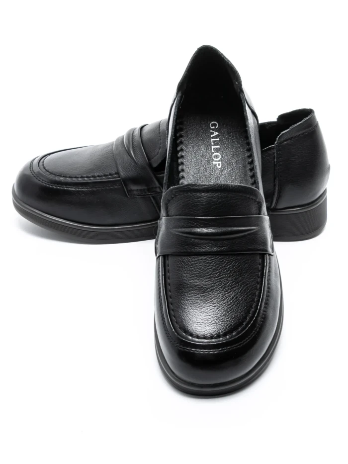 Pantofi Casual Dama din piele naturala 9066 BLACK | GALOP