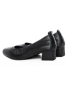 Pantofi cu toc din piele naturala 9729 BLACK | GALOP